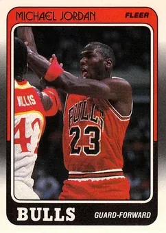 1988-89 Fleer #17 - Michael Jordan - Chicago Bulls