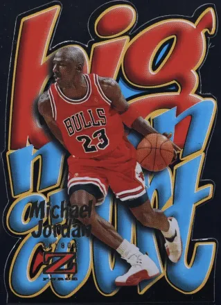 1996-97 SkyBox Z-Force - Big Man on Court (BMOC) #4 - Michael Jordan - Chicago Bulls