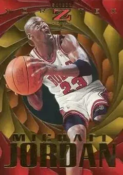 1996-97 SkyBox Z-Force - Vortex #Vortex/5 - Michael Jordan - Chicago Bulls