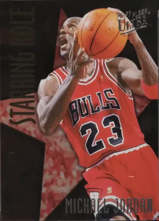 1996-97 Ultra - Starring Role #4 - Michael Jordan - Chicago Bulls