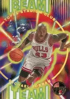 1995-96 Stadium Club - Beam Team Members Only #B14 - Michael Jordan - Chicago Bulls