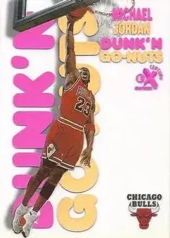 1998-99 SkyBox E-X Century - Dunk'N Go-Nuts #15DG - Michael Jordan - Chicago Bulls