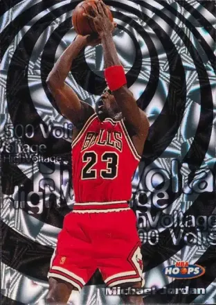 1997-98 Hoops - High Voltage 500 Volts #14 HV - Michael Jordan - Chicago Bulls