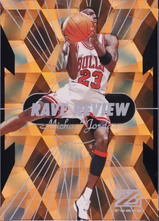 1997-98 SkyBox Z-Force - Rave Reviews #6 - Michael Jordan - Chicago Bulls
