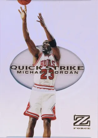 1997-98 SkyBox Z-Force - Quick Strike #5 QS - Michael Jordan - Chicago Bulls