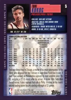 Back of Toni Kukoc
