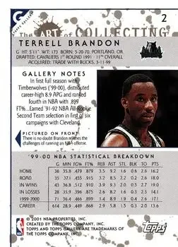 Back of Terrell Brandon