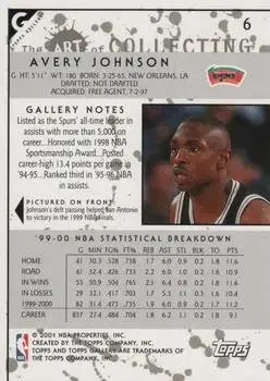 Back of Avery Johnson