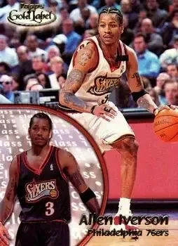 2000-01 Topps Gold Label #3 Allen Iverson
