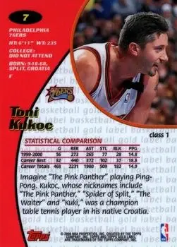 Back of Toni Kukoc