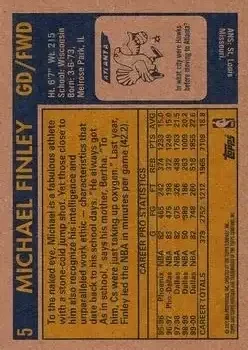 Back of Michael Finley