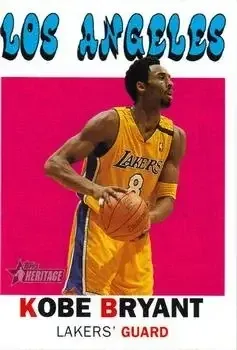 2000-01 Topps Heritage #7 Kobe Bryant