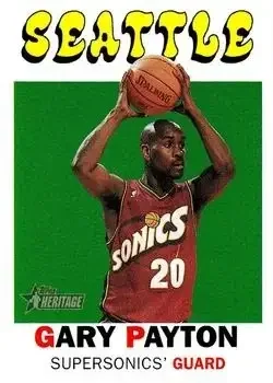 2000-01 Topps Heritage #8 Gary Payton