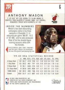Back of Anthony Mason