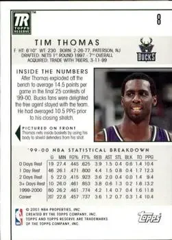 Back of Tim Thomas