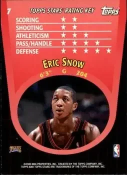 Back of Eric Snow