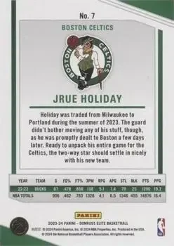Back of Jrue Holiday