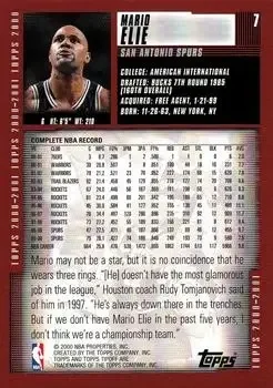Back of Mario Elie