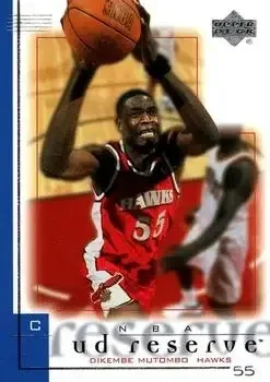 2000-01 UD Reserve #1 Dikembe Mutombo