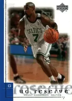 2000-01 UD Reserve #6 Kenny Anderson