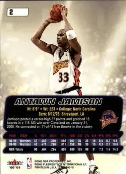Back of Antawn Jamison