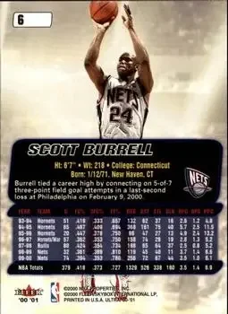 Back of Scott Burrell