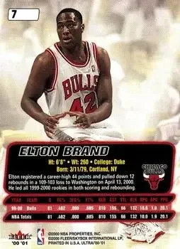 Back of Elton Brand