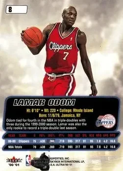 Back of Lamar Odom