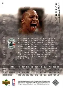 Back of Derrick Coleman