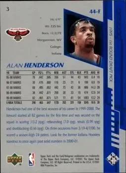Back of Alan Henderson