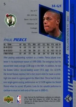Back of Paul Pierce