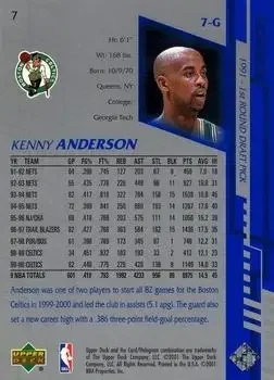 Back of Kenny Anderson