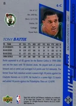 Back of Tony Battie