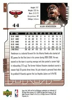 Back of Alan Henderson