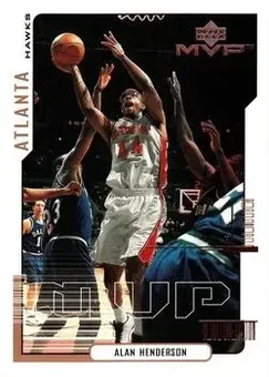 2000-01 Upper Deck MVP #4 - Alan Henderson - Atlanta Hawks