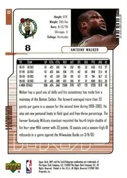 Back of Antoine Walker