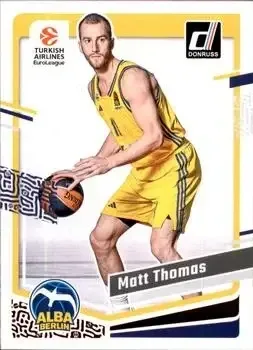 2023-24 Donruss EuroLeague #3 Matt Thomas