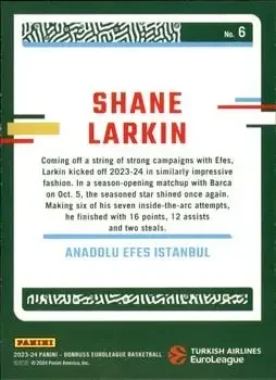 Back of Shane Larkin