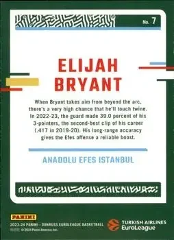 Back of Elijah Bryant