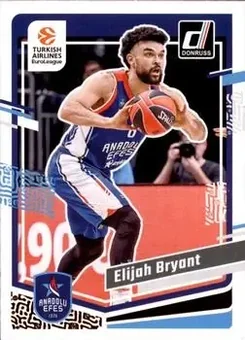 2023-24 Donruss EuroLeague #7 - Elijah Bryant - Anadolu Efes Istanbul