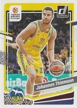 2023-24 Donruss EuroLeague #8 Johannes Thiemann