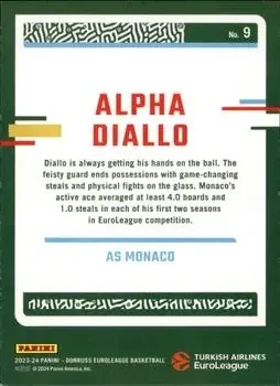 Back of Alpha Diallo