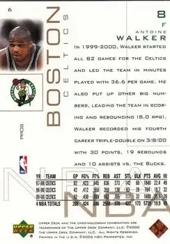 Back of Antoine Walker
