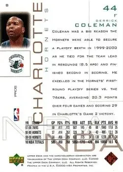 Back of Derrick Coleman