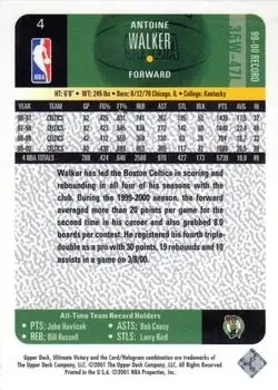 Back of Antoine Walker