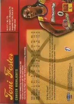 Back of Toni Foster