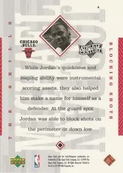 Back of Michael Jordan
