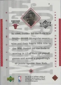 Back of Michael Jordan