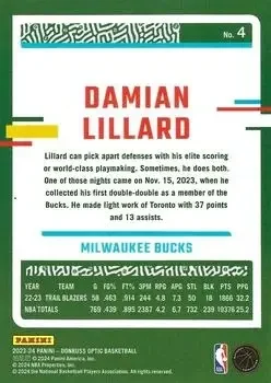 Back of Damian Lillard