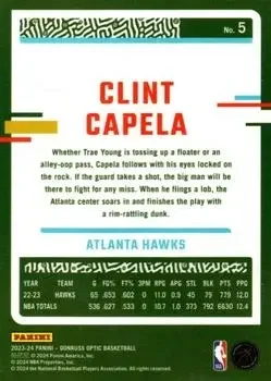 Back of Clint Capela
